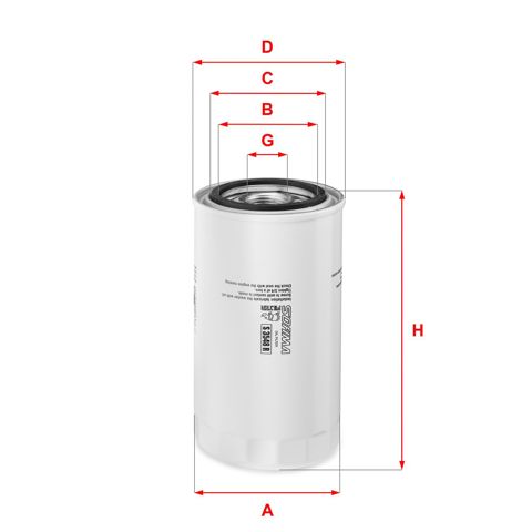 Фільтр масляний S3548R SOFIMA