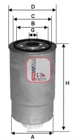 Фільтр тонкого очищення палива S4529NR SOFIMA