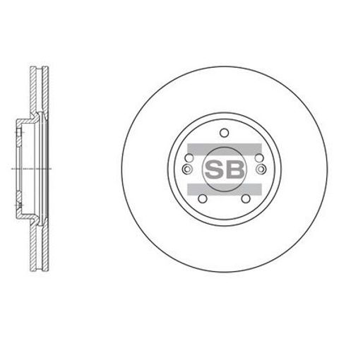 Гальмівний диск SD1053