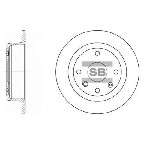 Шт. гальмiвний диск SD3033