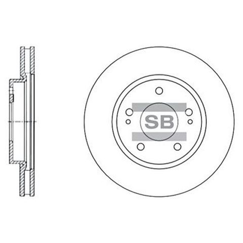 Гальмівний диск SD4308