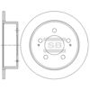 Диск гальмівний задній SD5201 SANGSIN