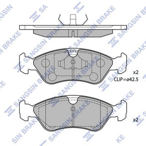 Гальмівні колодки SP1078 SANGSIN