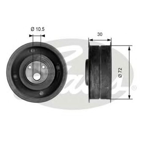 Ролик натягувач T41080 GATES