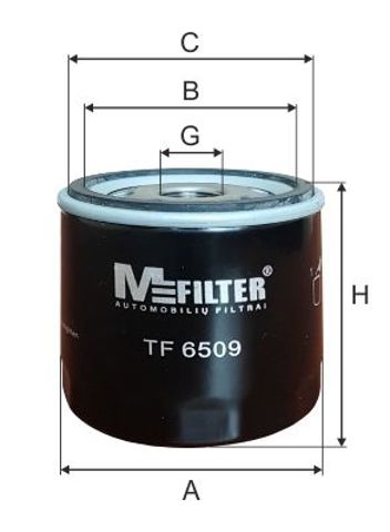 Фільтр масляний двигуна mazda 3, 6 1.5-2.2 d, 1.8-2.0 mzr 02- (вир-во mann) TF6509