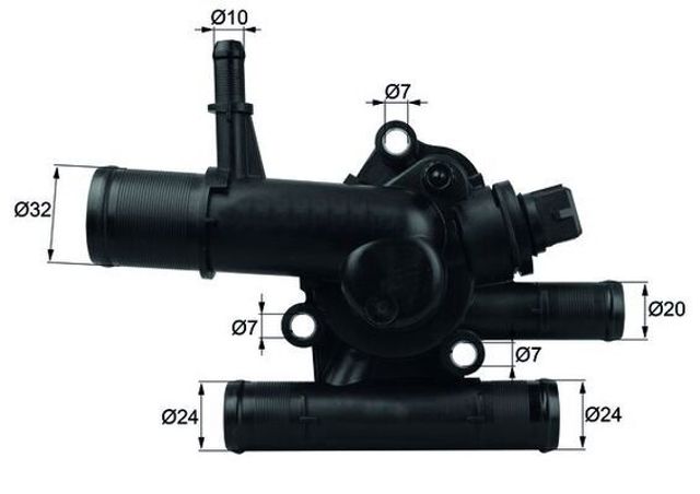 Корпус термостата TI21789 MAHLE