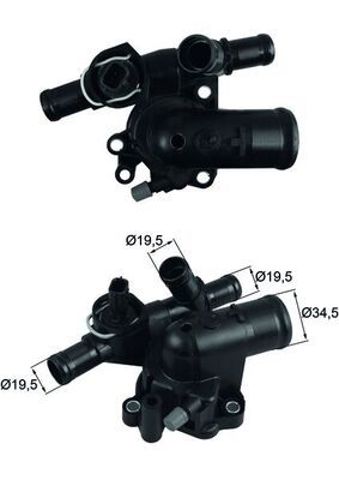 Кожух термостата TI24883 MAHLE