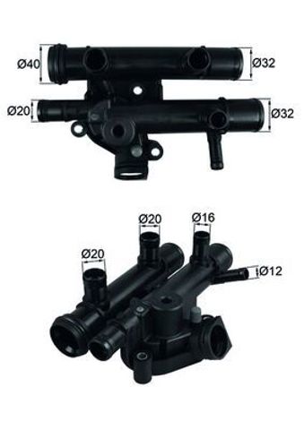 Кожух термостата TI25983D MAHLE
