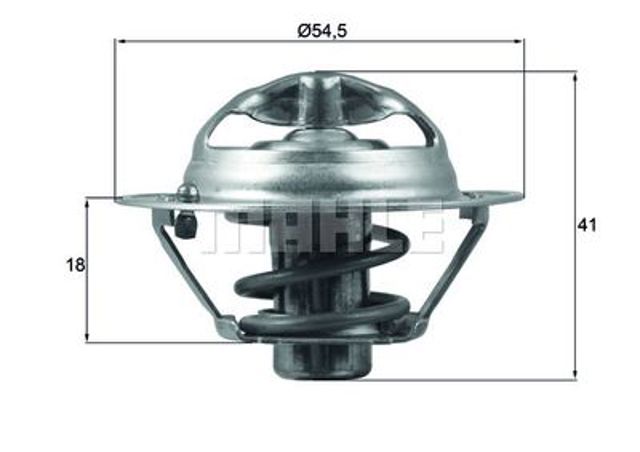 Водяна помпа термостата TX16282D MAHLE
