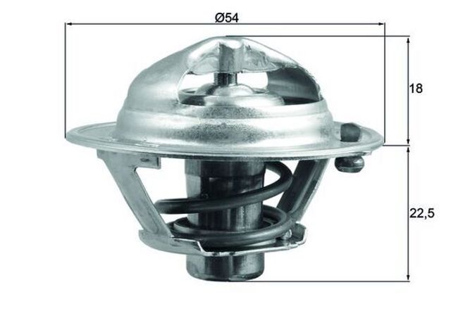 Термостат в корпусі TX16685D MAHLE