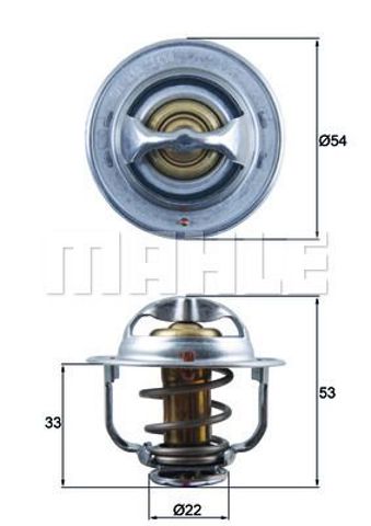 Термостат TX17989D MAHLE