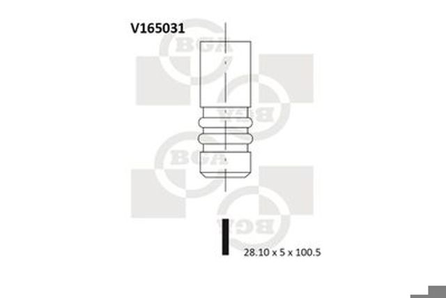 Випускний клапан V165031