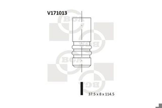 Впускной клапан V171013