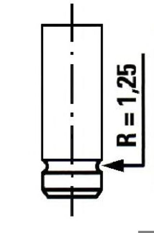 Випускний клапан на рено кенго 01-> 1.9 d — freccia (італія) -4942 VE0031