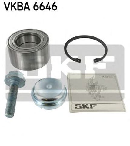 Підшипник призначений для монтажу на маточину, кульковий, з елементами монтажу VKBA 6646