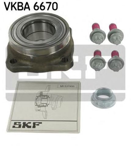 Підшипник колеса,комплект VKBA 6670