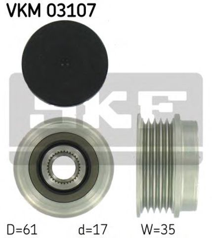 Інерційний шків VKM03107 SKF