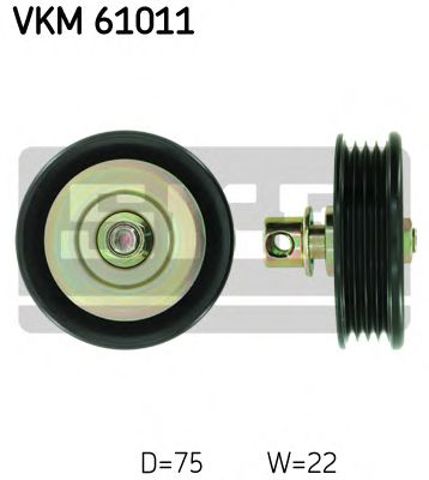 Ролик натяжний ременя кондиціонера (комплект) VKM61011