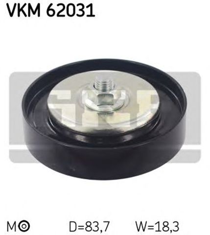 Ролик натягувача приводного ременя VKM62031 SKF