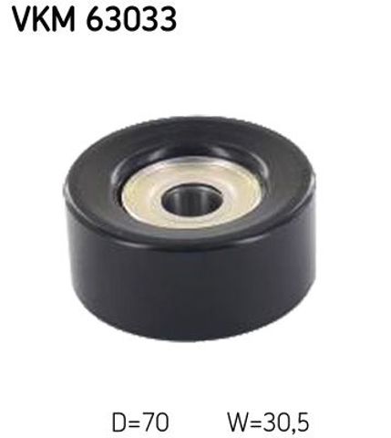 Ролик приводного ременя, паразитний VKM63033 SKF
