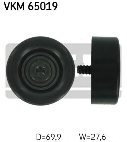Натяжний ролик, поліклінового ременя (вир-во skf) VKM65019