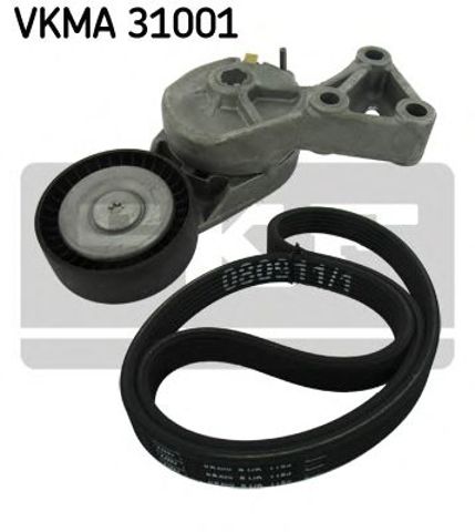 Роликовий модуль натягувача ременя (ролик, ремінь) VKMA31001