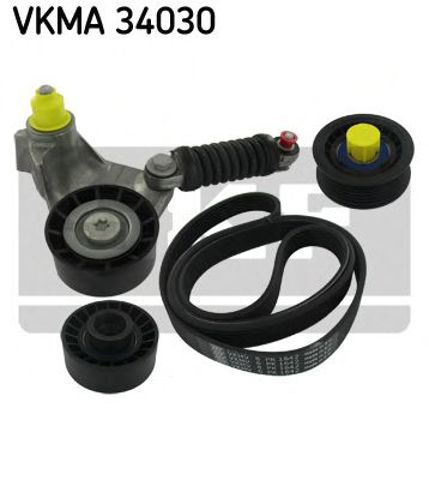 Комплект поліклинових ременів VKMA 34030