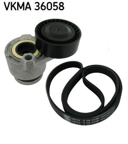 Комплект поліклинових ременів VKMA 36058