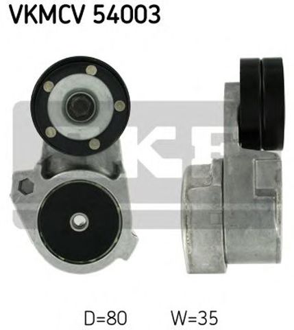 Натяжной ролик, поликлиновой  ремень VKMCV54003