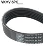 Ремінь приводний, агрегатів VKMV6PK1025 SKF