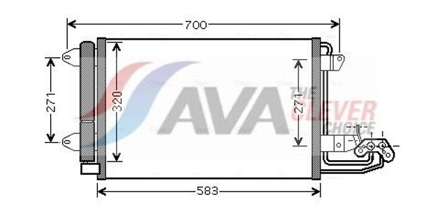 Конденсатор кондиціонера VN5209D AVA