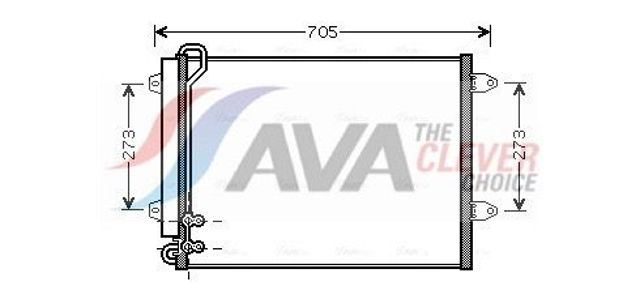 Конденсатор системи охолодження системи VNA5225D AVA