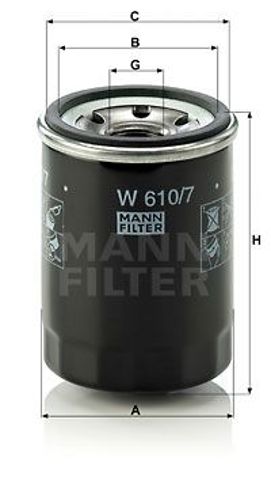 Маслофільтр W6107 MANN