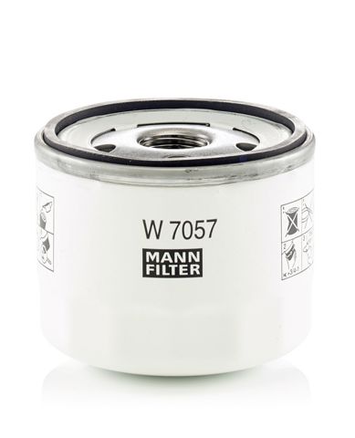 Фільтр масляний ДВЗ W7057 MANN