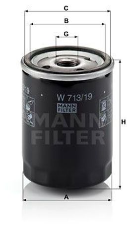 Фільтр масляний W71319 MANN