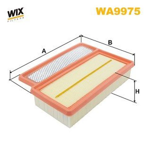 Фільтр повітряний WA9975 WIX