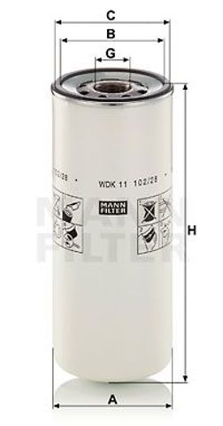 Febi фільтр паливний renault magnum 06-, volvo, man WDK 11 102/28