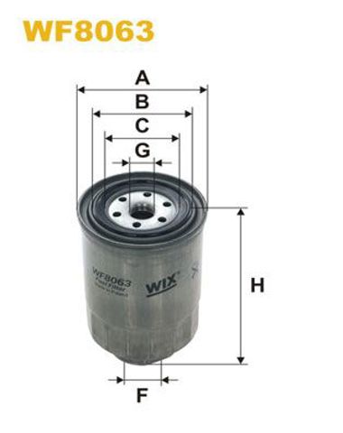 Сто "mjp-garage" оригінальний паливний фільтр ніссан 16403-59exm WF8063