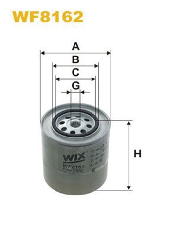 Фільтр палив. bmw pp854/1/wf8162 (вир-во wix-filters) WF8162