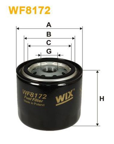 Паливний фільтр WF8172