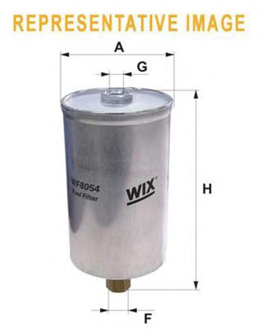 Фільтр паливний бензин WF8182