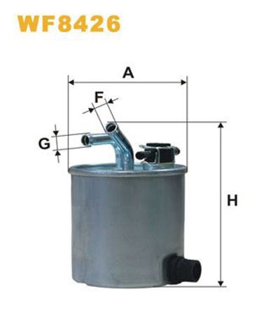 Фільтр тонкого очищення палива WF8426 WIX