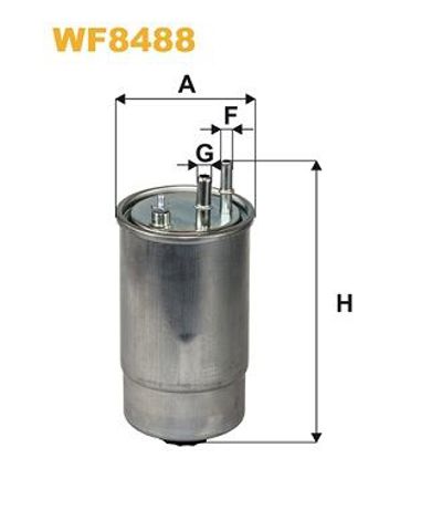 Фільтр палива WF8488 WIX