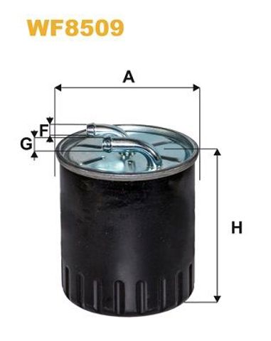Фільтр тонкого очищення палива WF8509 WIX