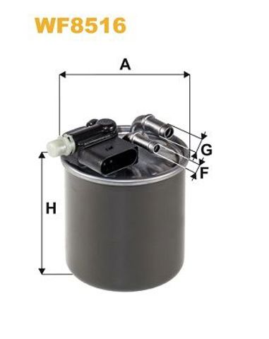 Фільтр тонкого очищення палива WF8516 WIX