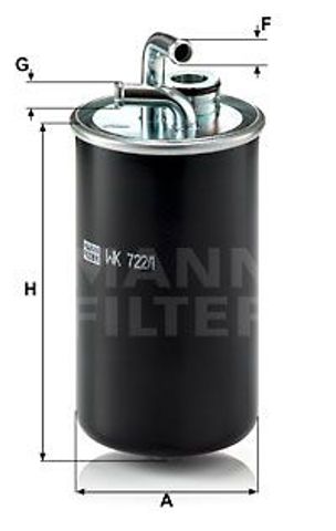 Фільтр паливний WK7221 MANN