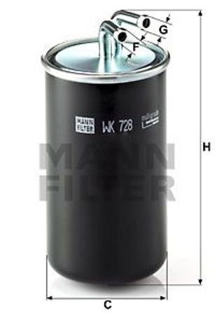 Фільтр паливний WK728 MANN
