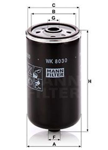 Фільтр паливний дизель WK 8030