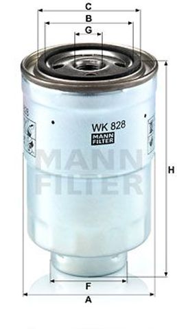 Фільтр паливний дизельний WK 828 X