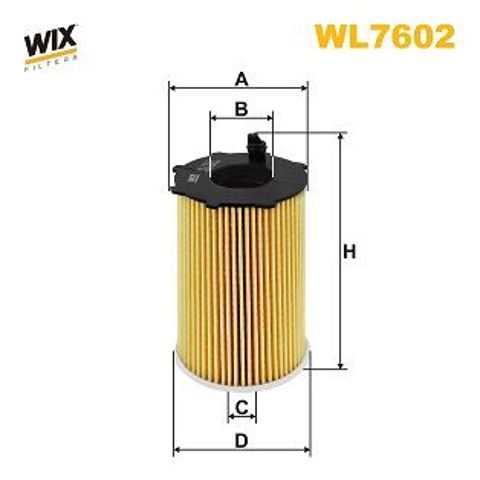 Фільтр масляний WL7602 WIX
